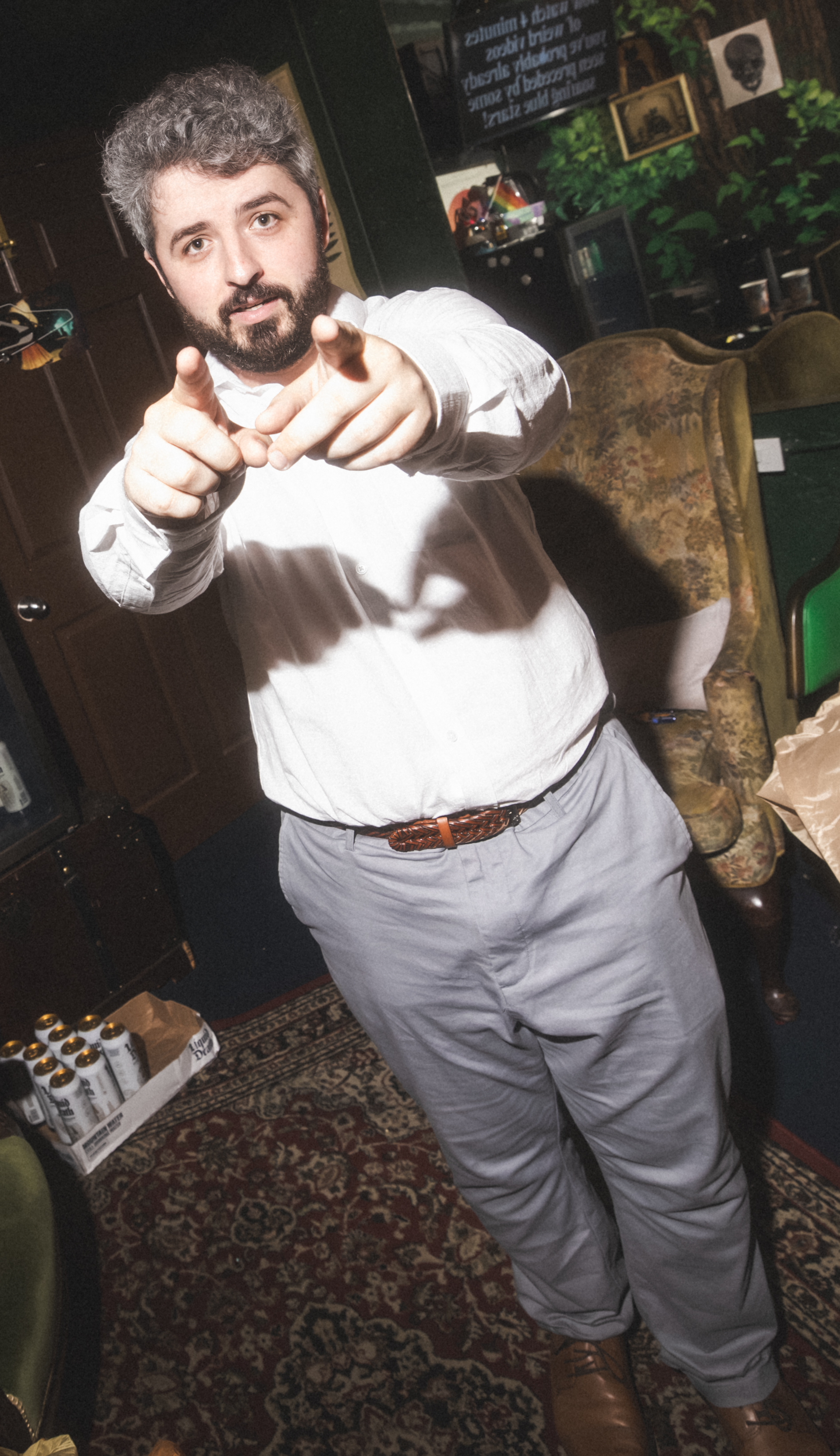 Patrick Cotnoir pointing at you